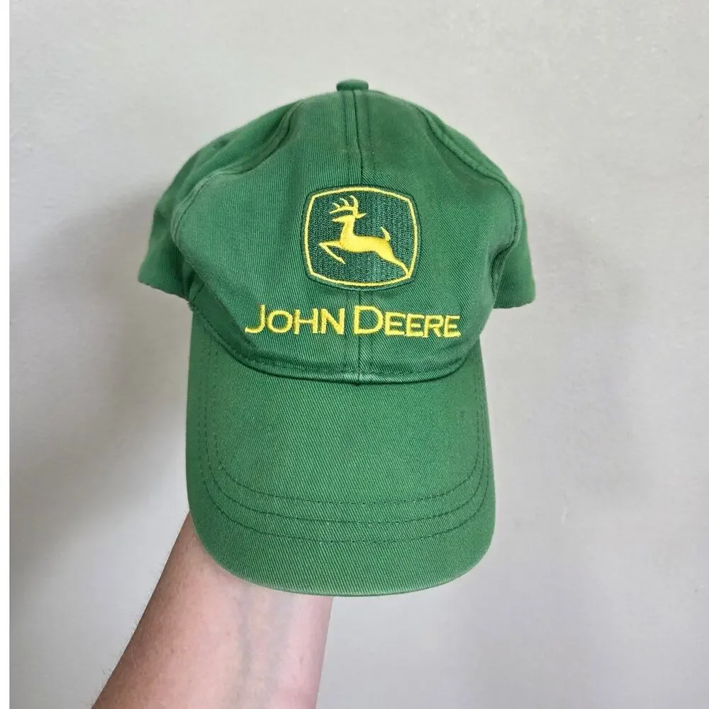 John Deere Embroidered Green & Yellow Hat Small/Medium